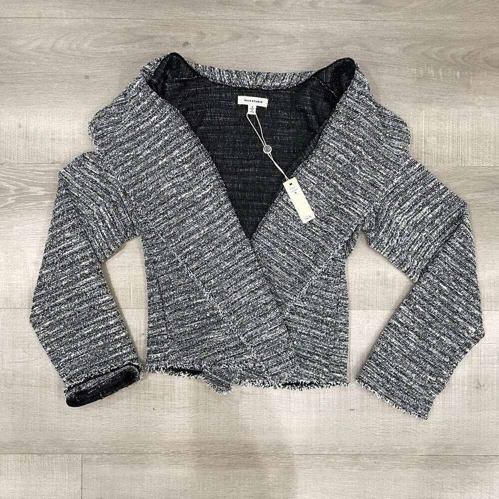 Tweed Pattern Cardigan - Picture 2 of 9